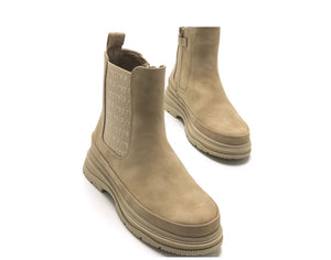 Bota chelsea Mustang beige 48865