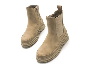 Bota chelsea Mustang beige 48865